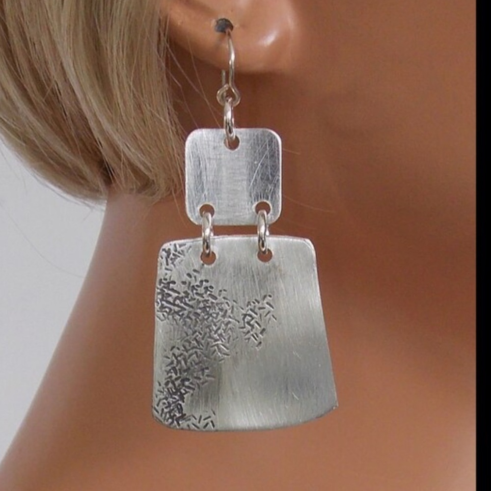 Elegant Silver Dangle Earrings